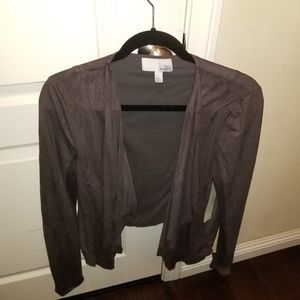 Cropped Shawl collar jacket